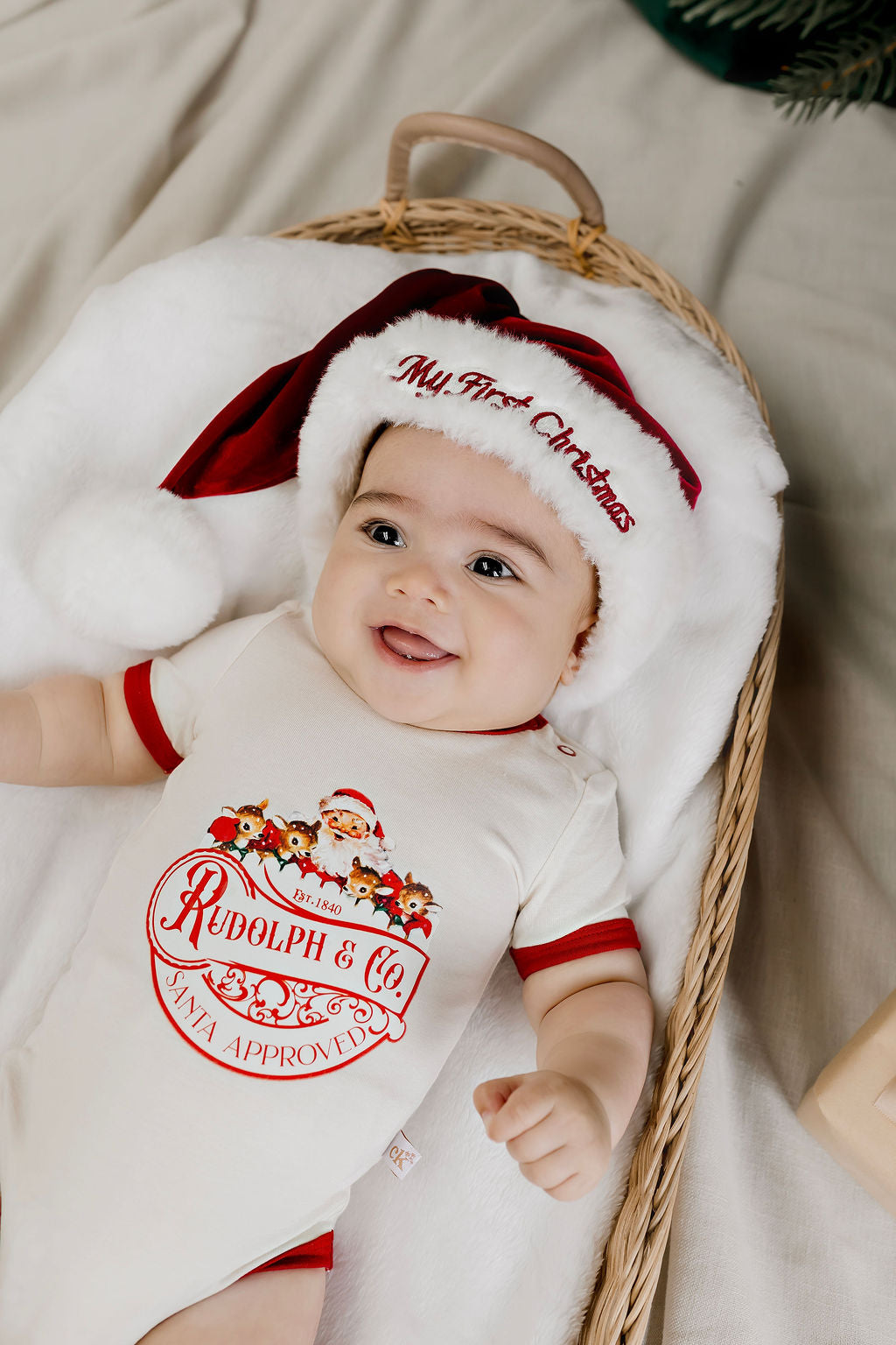 Luxe Personalised Family Santa Hats