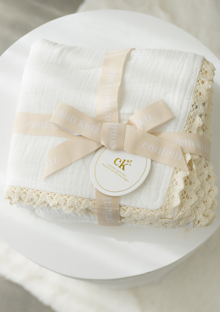 Classic Muslin Blanket | White