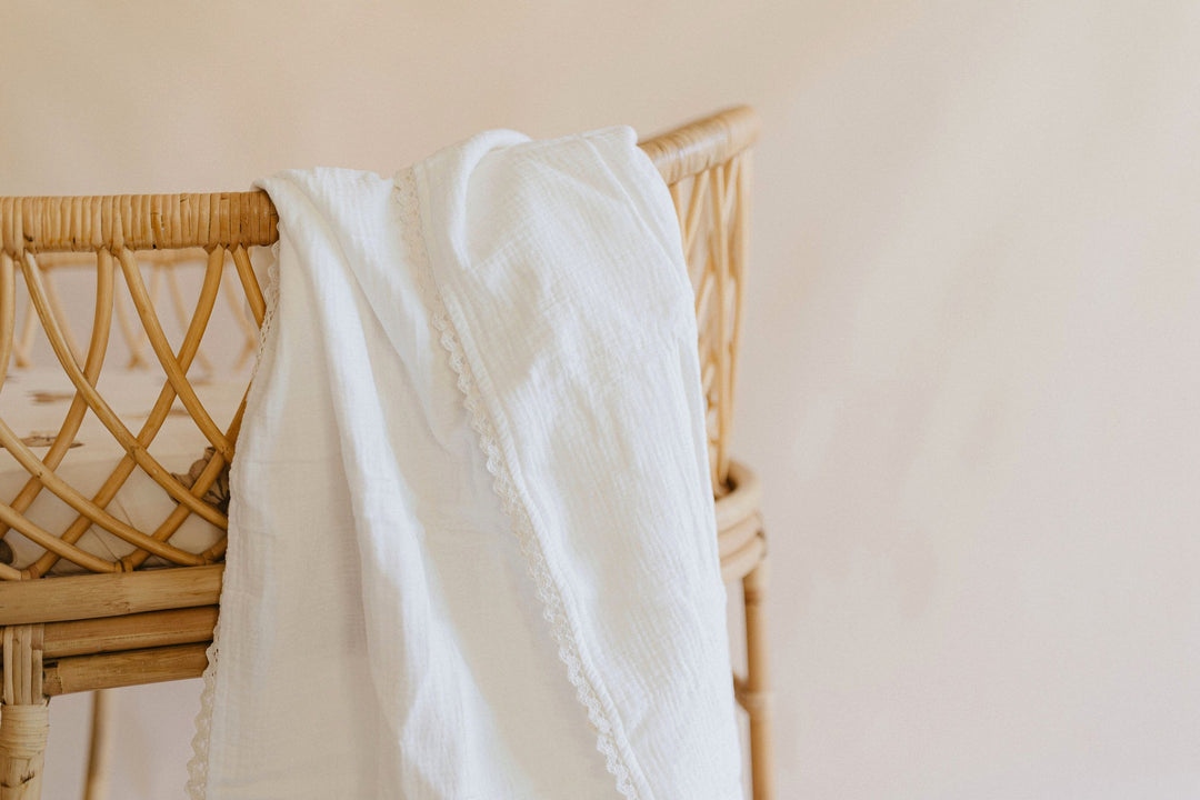 Classic Muslin Blanket | White