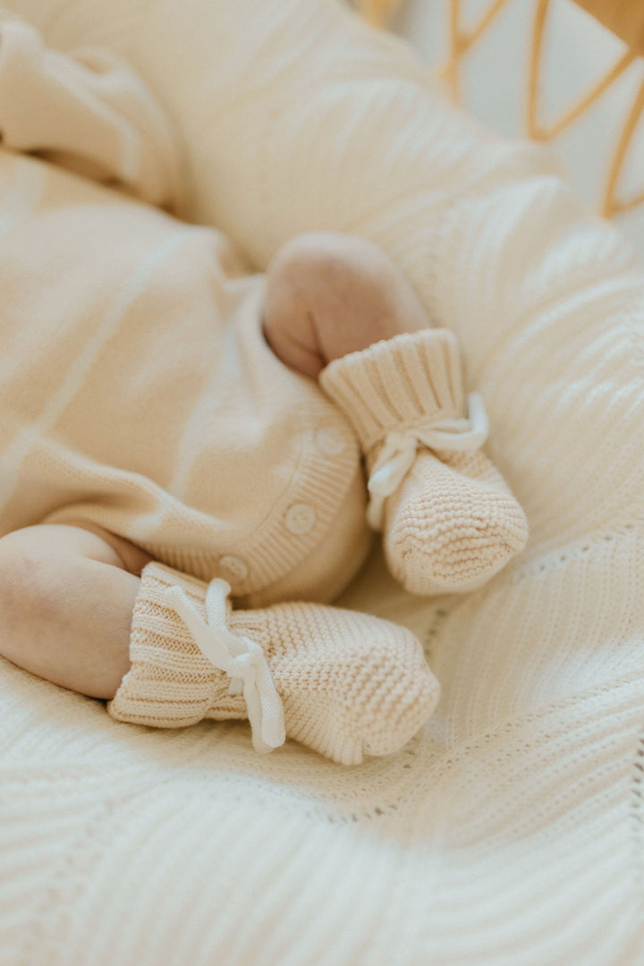 Tide Stripe Knit Romper | Sand