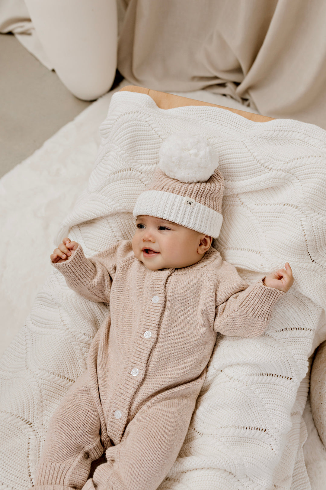 Baby Knit Beanie | Biscotti
