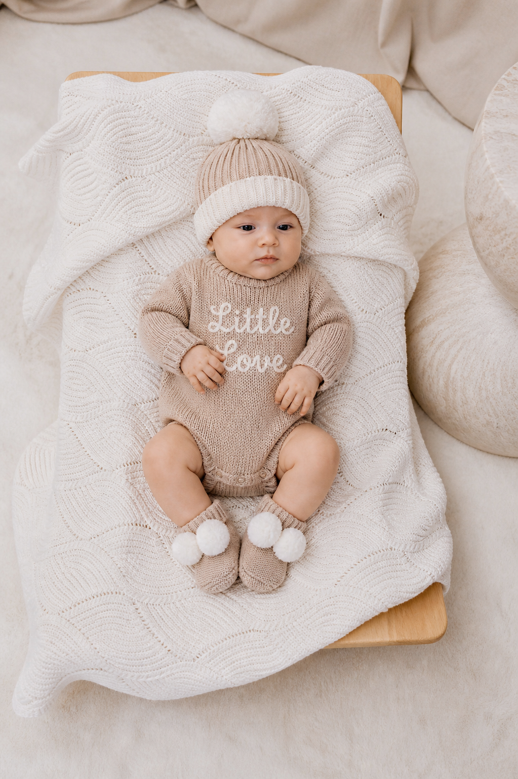 Little Love Knit Romper | Biscotti