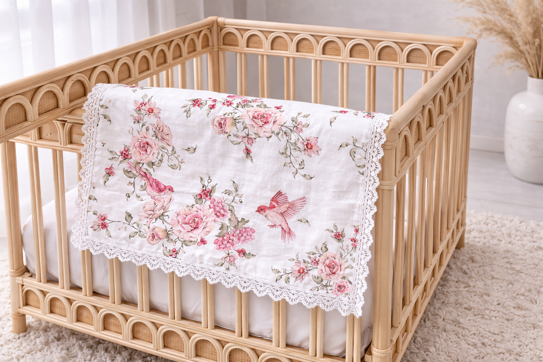 Rose Garden | Muslin Blanket