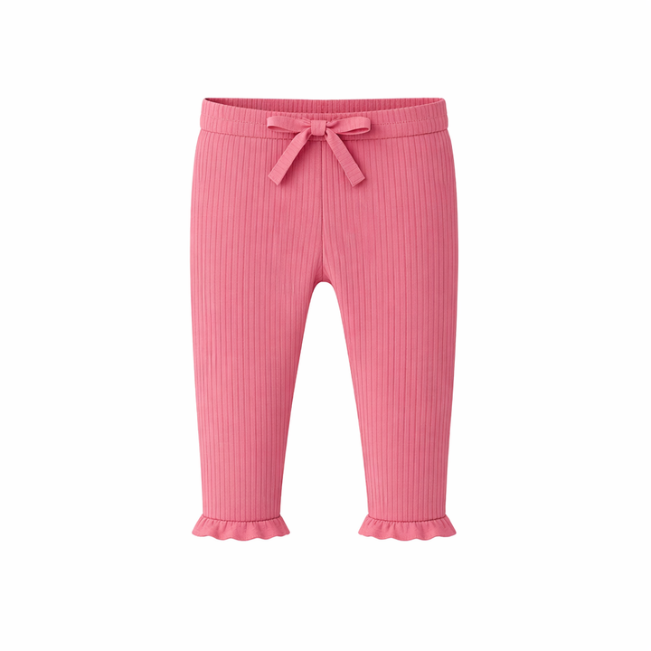 Rose Ribbed Leggings
