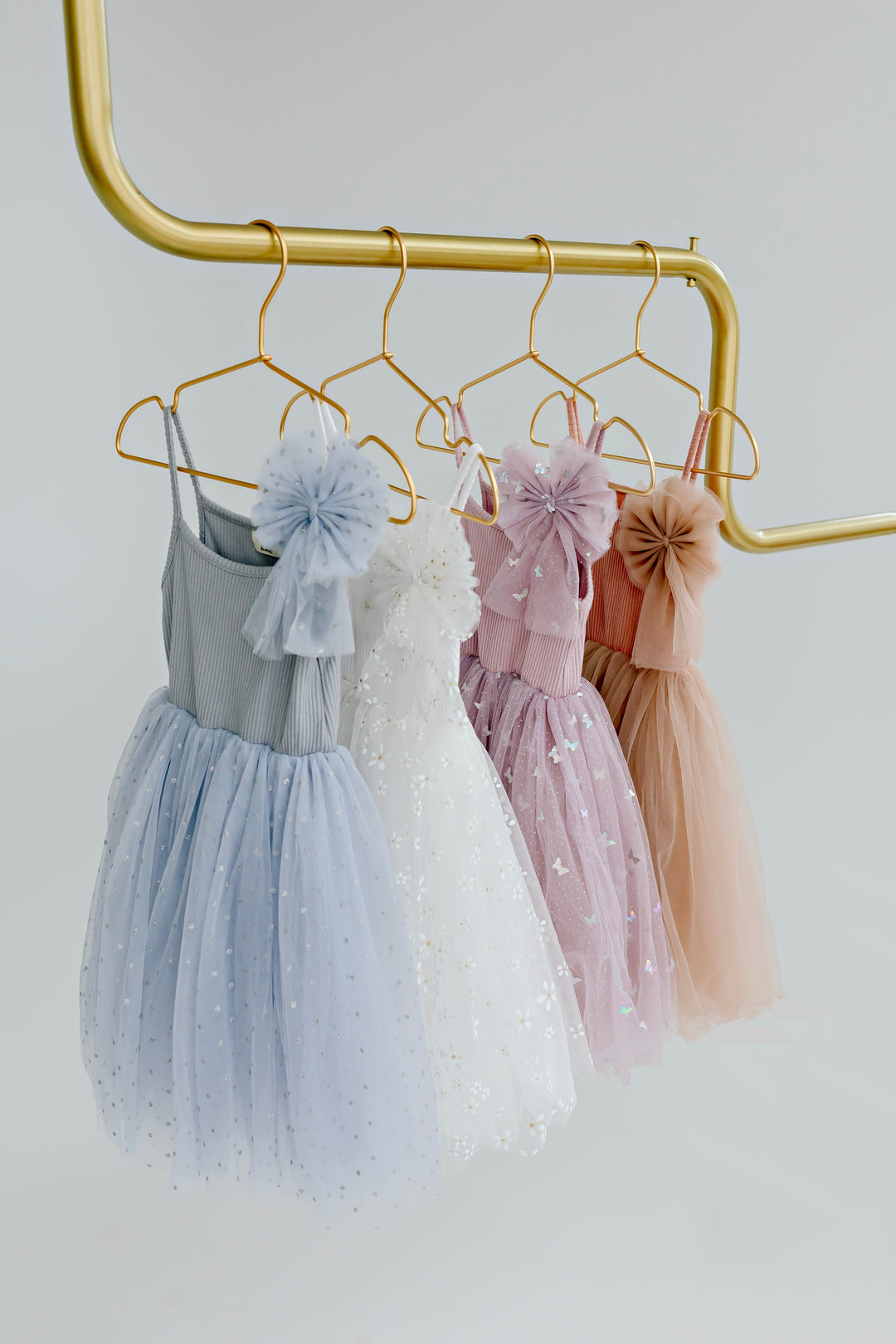 Ribbed Tulle Dress - Golden Daisies